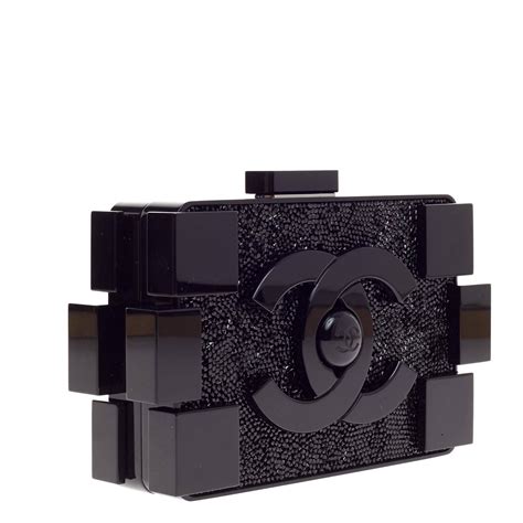 lego clutch chanel crystal|Chanel Lego clutch price.